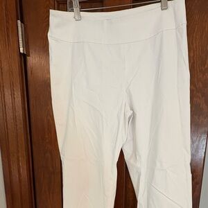 NIC+ZOE Women's White Trousers